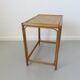Side table, rattan couch end 60s 70s
