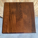 Wooden pedestal table