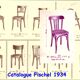 Set of 8 Fischel bentwood Bistrot chairs circa 1930