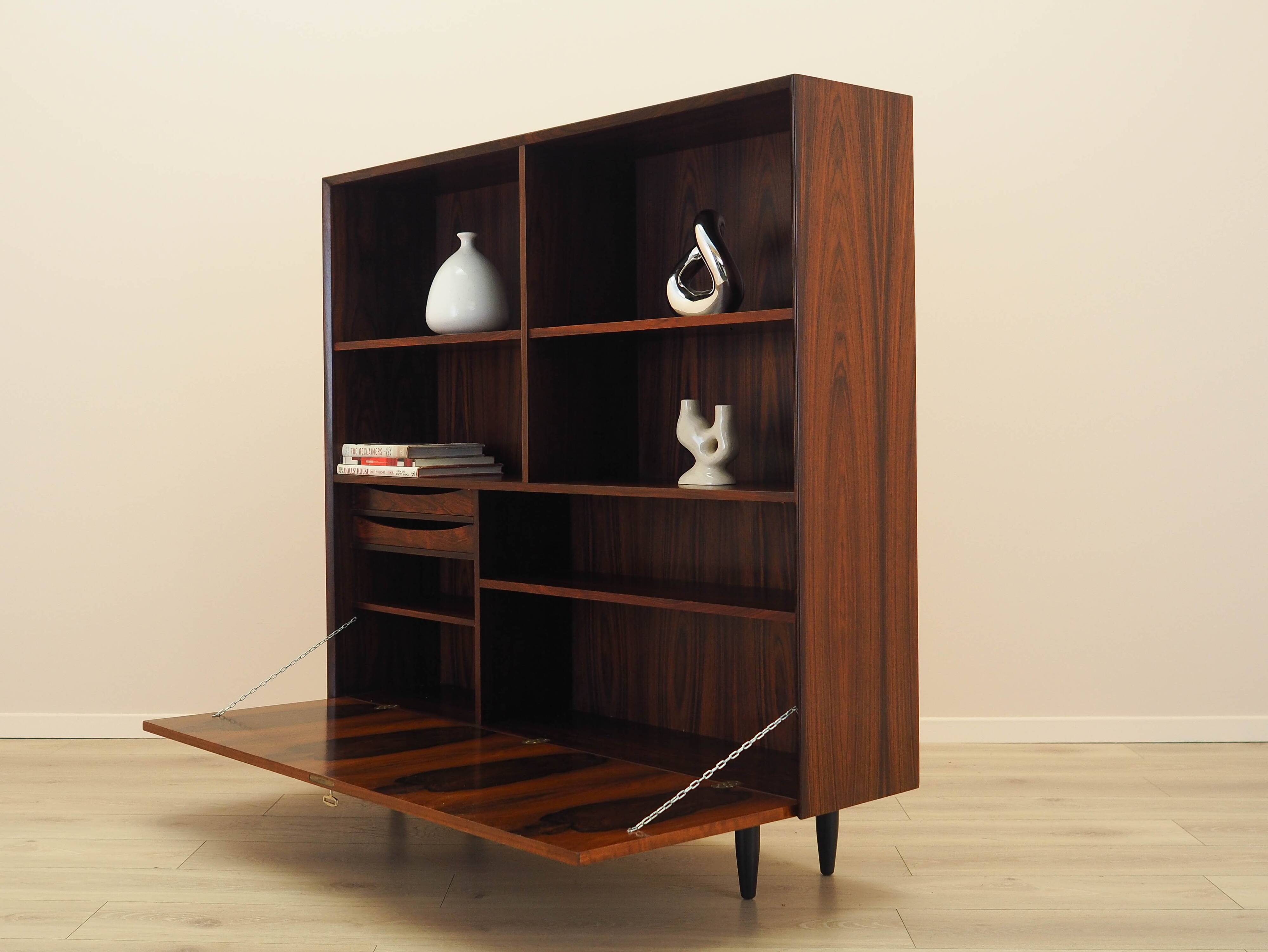 Rosewood bookcase, Danish design, 1970s, manufactured by Hundevad