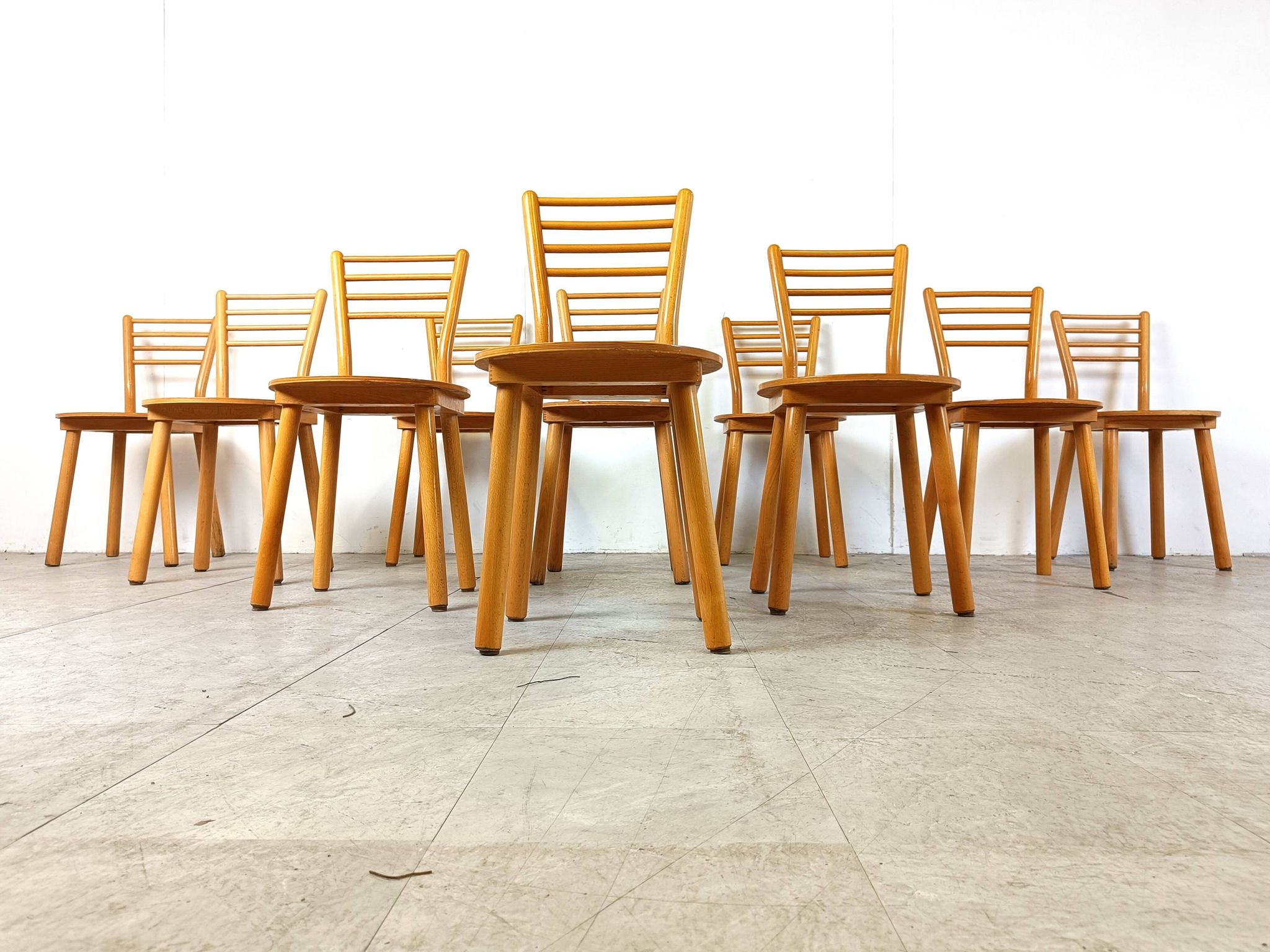 Chaises de salle à manger vintage scandinaves, 1970