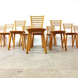 Chaises de salle à manger vintage scandinaves, 1970