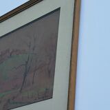 Watercolor painting by Léon Moyse