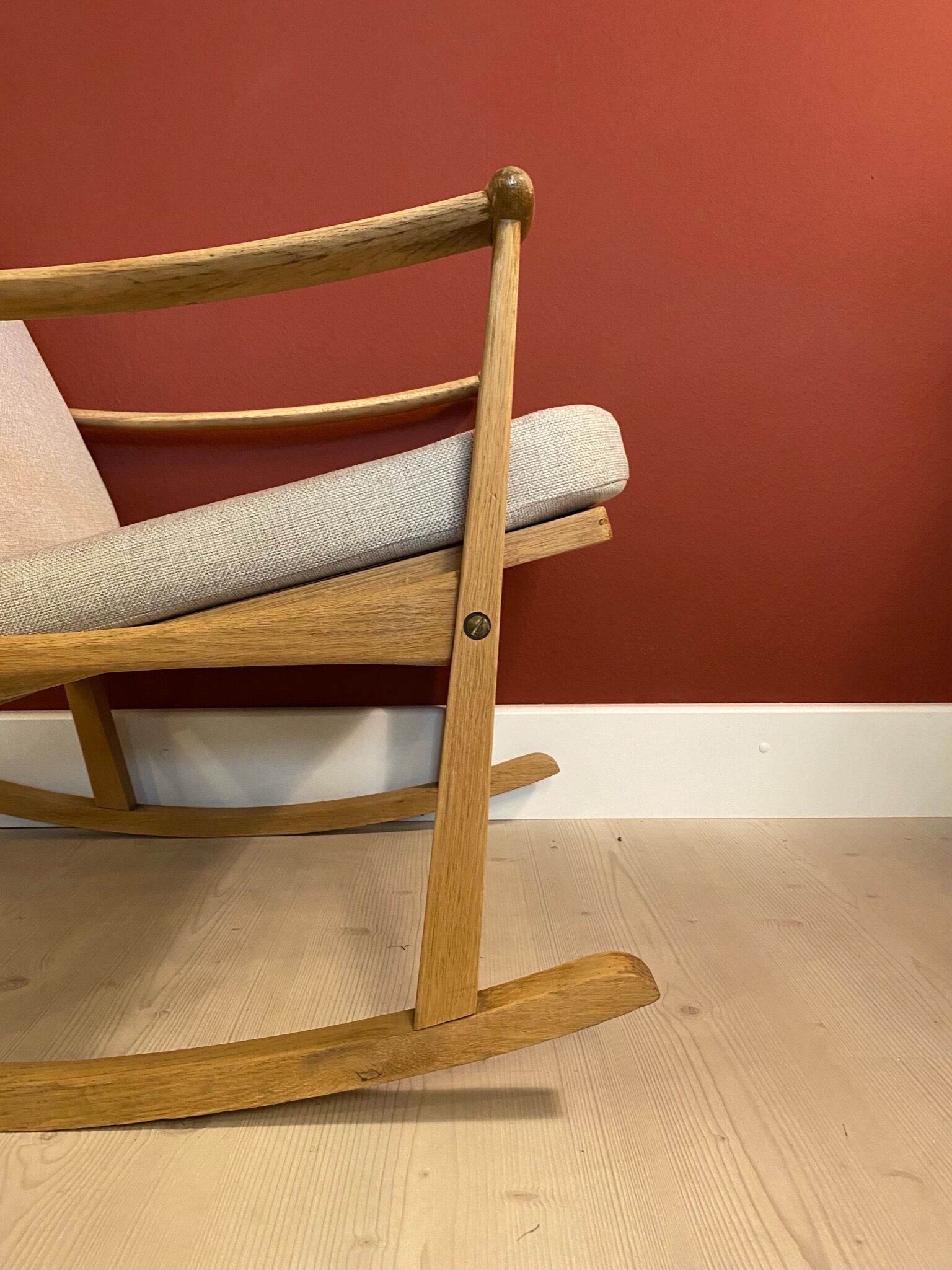 Danish rocking chair by Finn Juhl for M. Nissen, Denmark 1960s