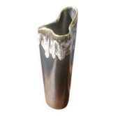 Vase vintage forme libre organique - céramique numérotée 1246/23 - style mid-century