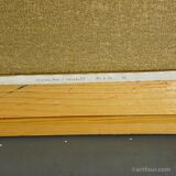 Oil painting by Alexander Michael of a pine forest near Ostia, Italy 1973