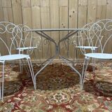 Salon de jardin en fer forgé