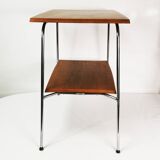 Bauhaus side table, Czechoslovakia, 1950s
