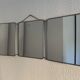 Vintage mirror 1960 triptych barber Arpin hairdresser - 34 x 88 cm