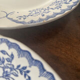 4 old flat plates