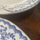 4 old flat plates