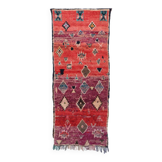 Boujad. vintage moroccan rug, 112 x 270 cm