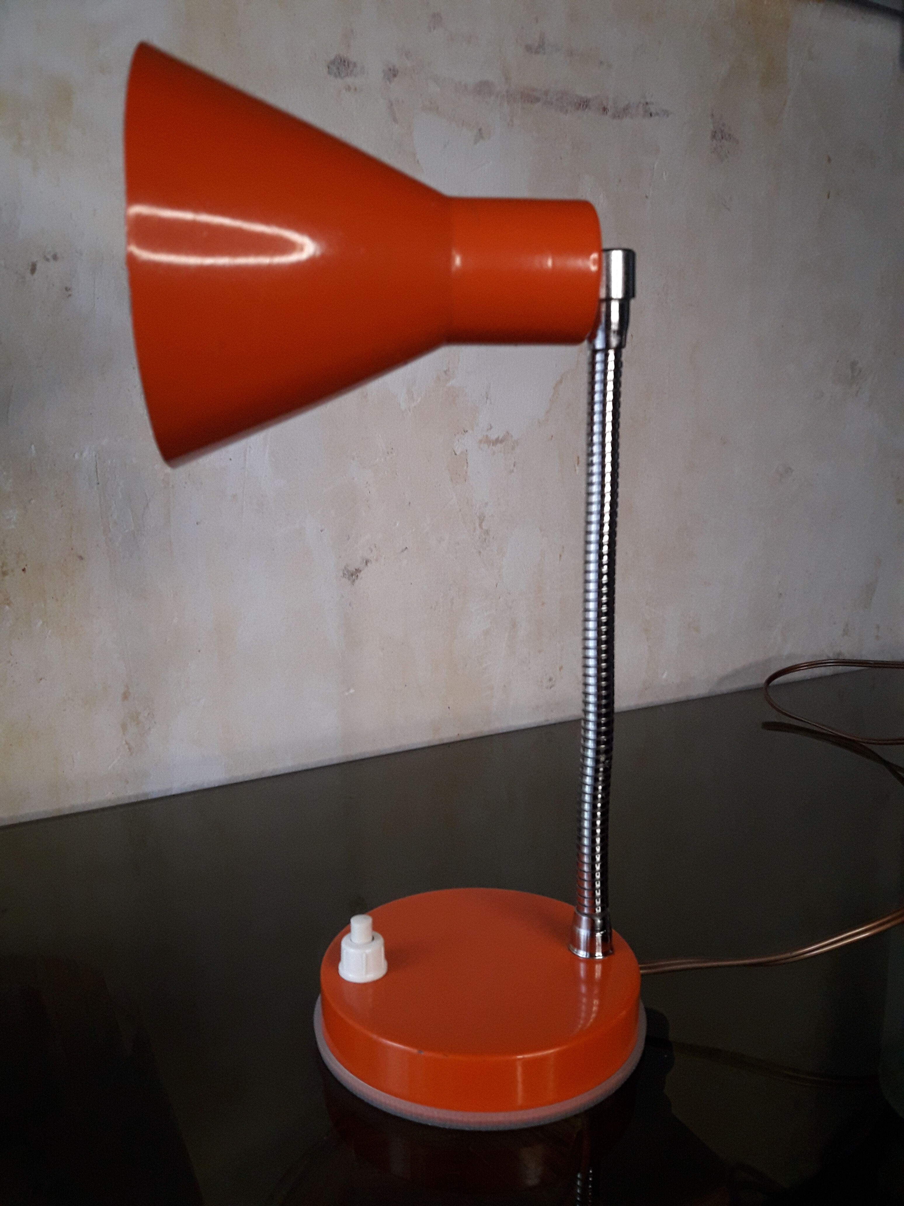 Orange lamp, 1980