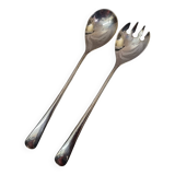 Silver salad servers