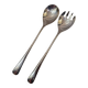 Silver salad servers