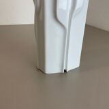 Large Op Art Vase Porcelain German Vase by Fürstenberg Ceramics, Germany, 1970s