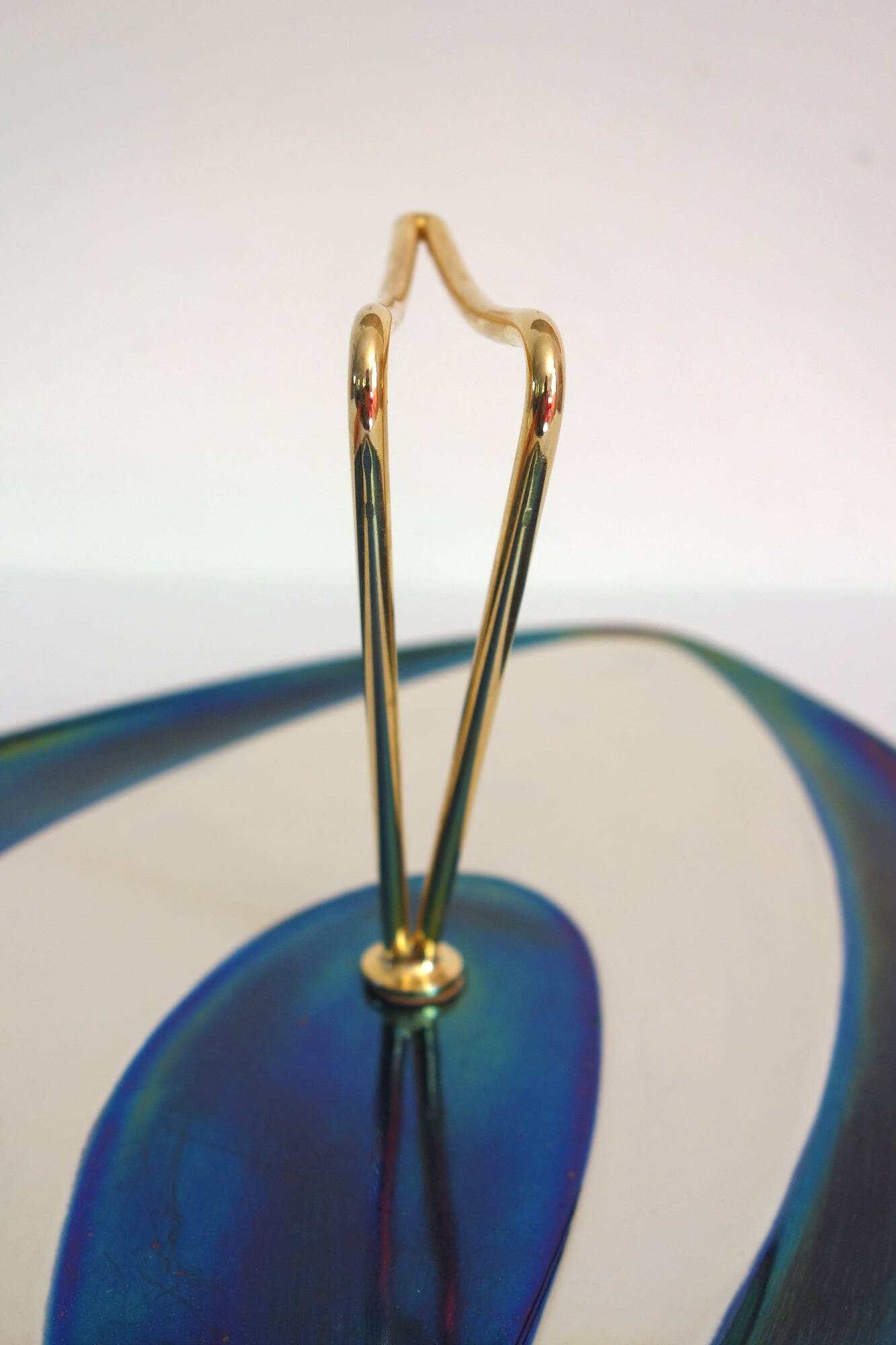 Verceram iridescent ceramic cheese board from the 60s