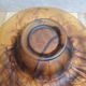 Art Deco Davidson "Cloud Glass" amber centrepiece bowl – vintage English flower holder
