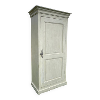 Armoire vintage 1 porte en pin blanche