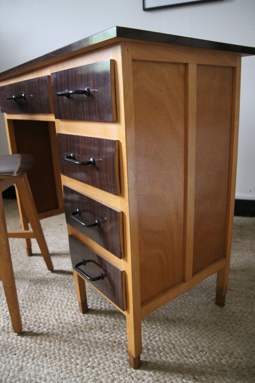 Vintage children's desk and chair
