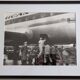 Air France cargo photograph at Orly, vintage 1970s, framed 53 x 43 cm.