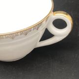 White and gilded Limoges porcelain tea/coffee service – MPM0724SV1