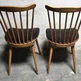 Lot de deux chaises vintage Baumann Sonate 1960