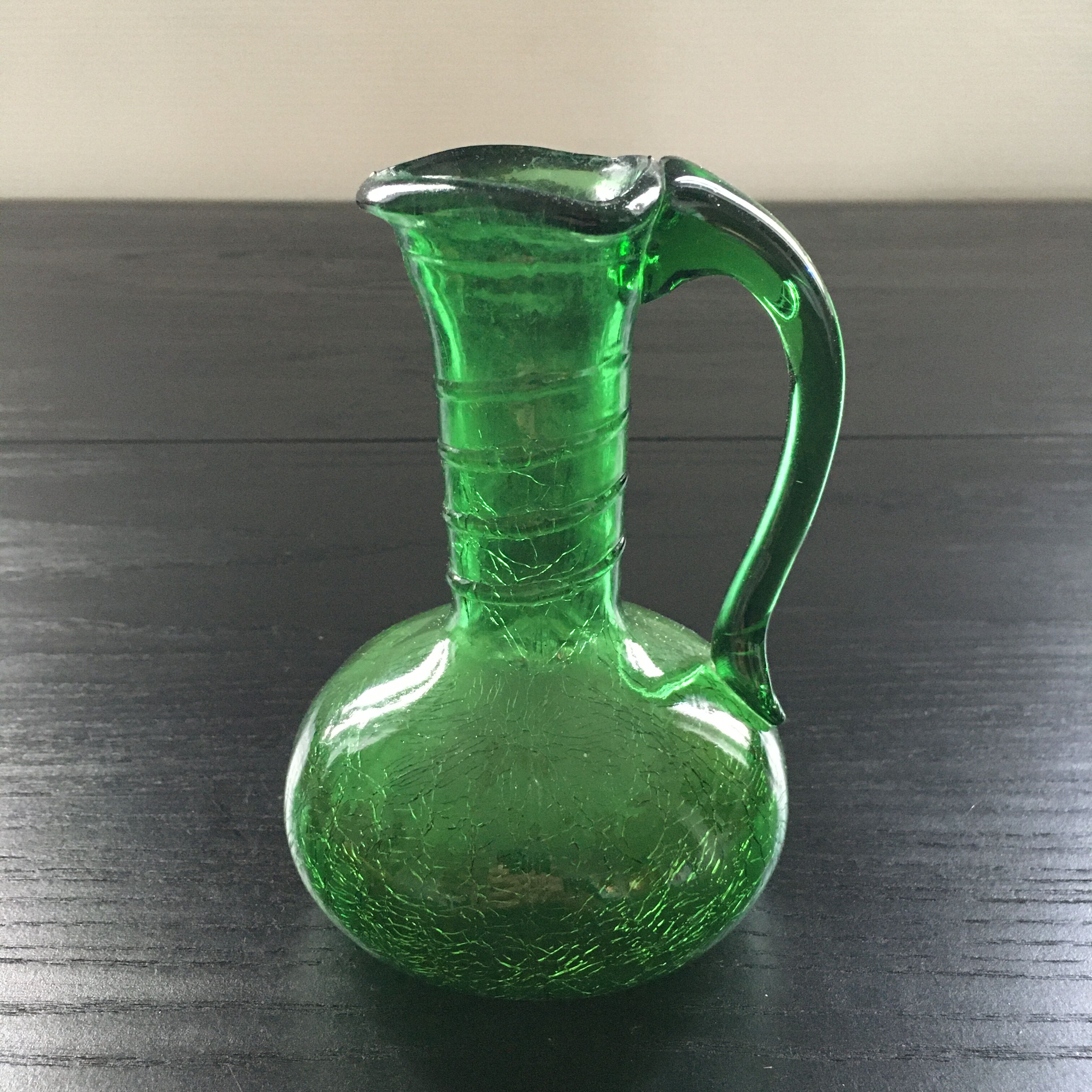 Green Italian carafe