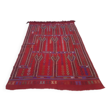 Kilim turc vintage tissé main 172x248 cm