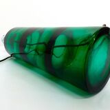 Scandinavian lamp in green incalmo glass Hadeland Glassverk - Høvik Verk 1960