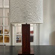 70s wooden lamp