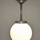Art Deco ball suspension in opaline