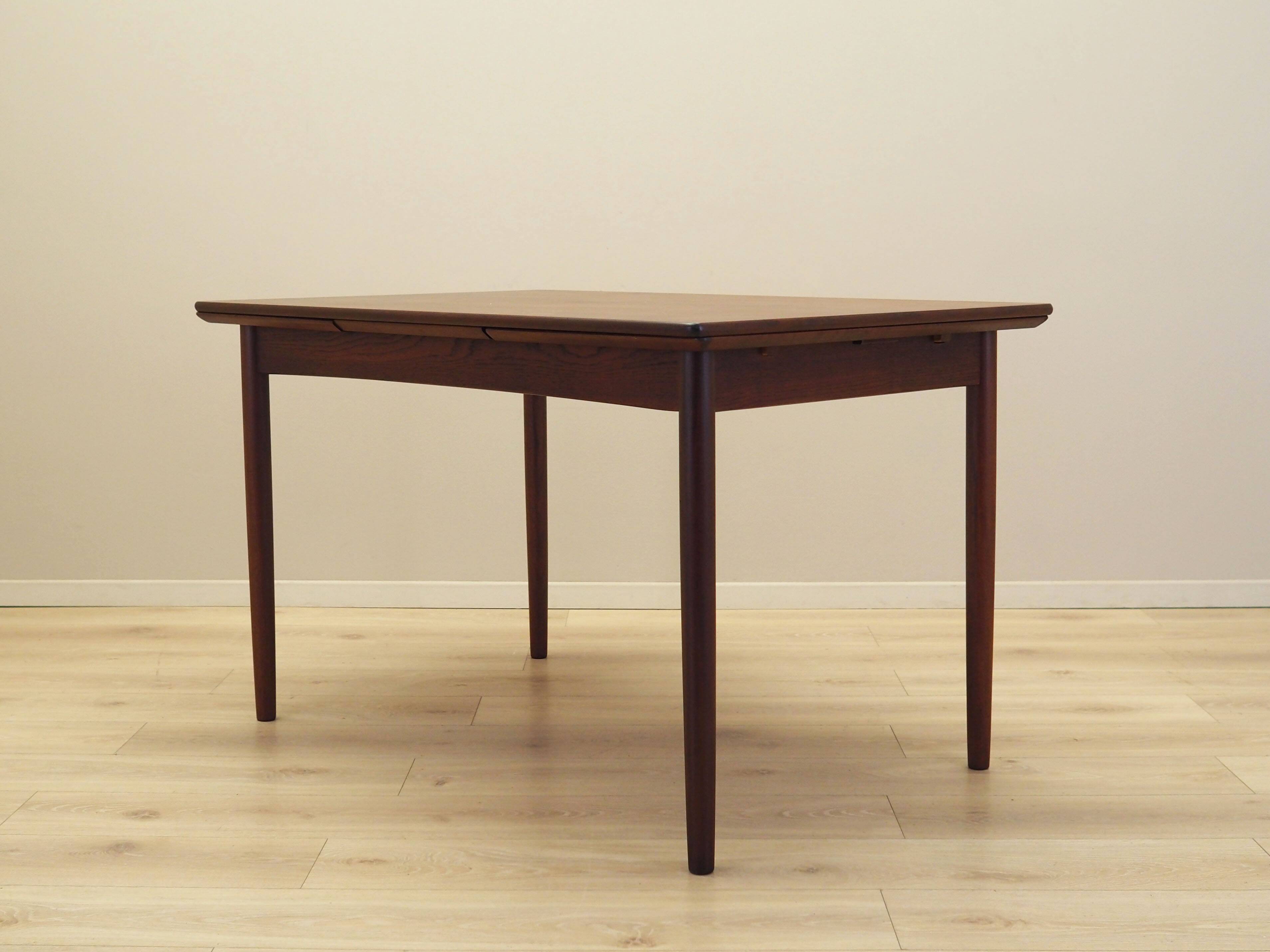Teak table, Danish design, 1970s, production: Denmark