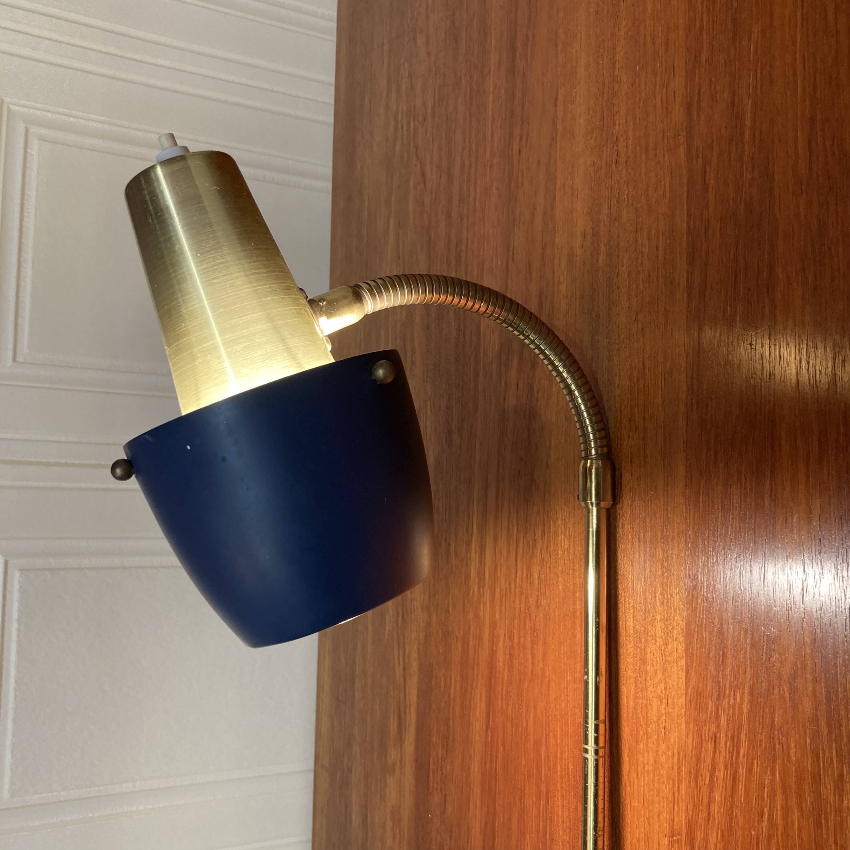 Large modular wall light Scandinavian design 1960.