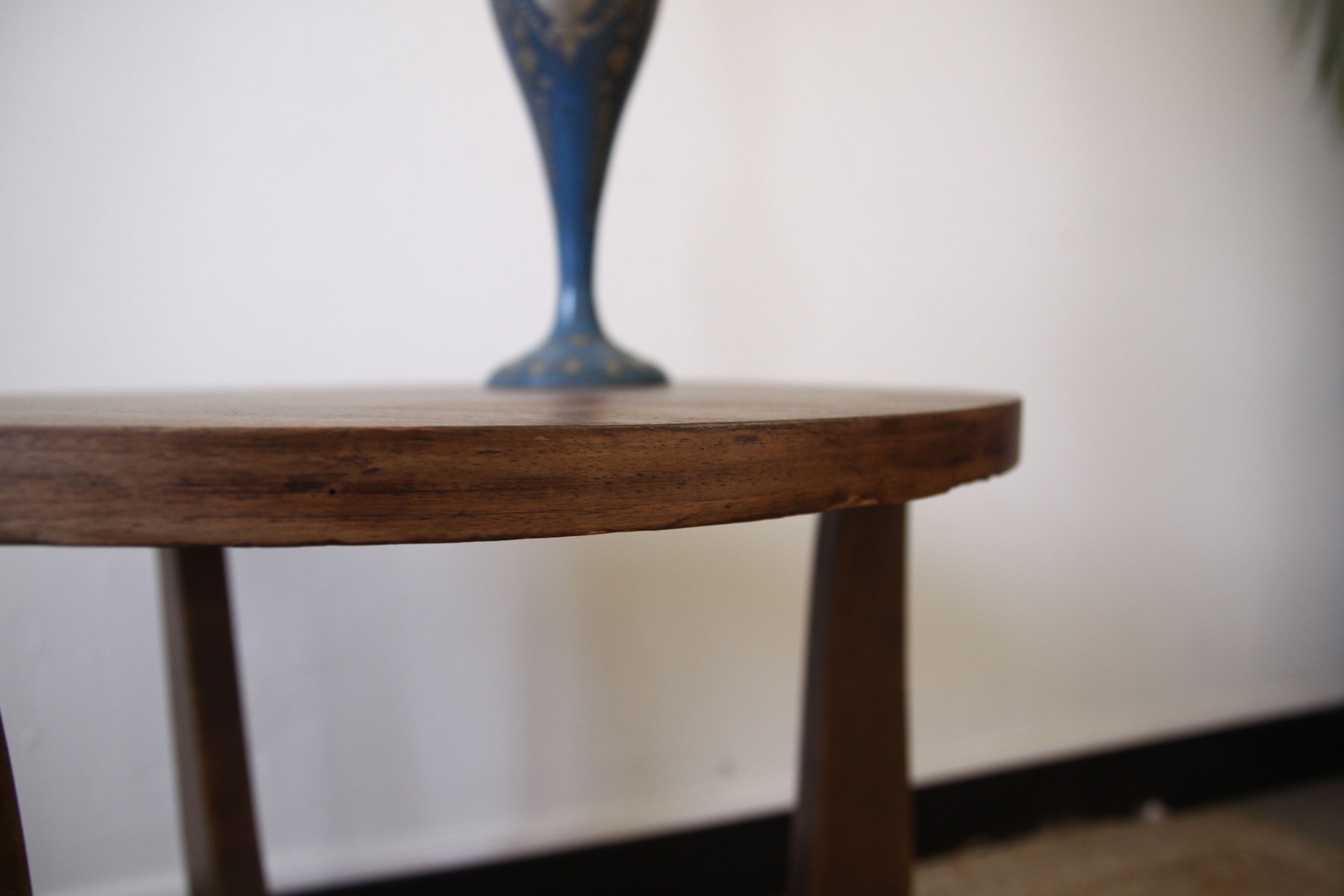 Old wooden side table