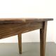 Farm table in pine, tapered legs, 1950s.