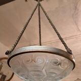 Molded glass basin suspension