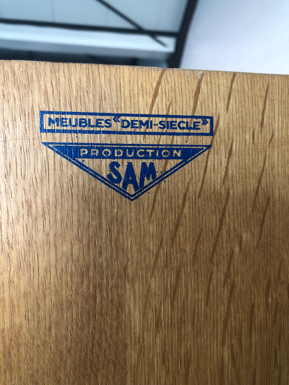 Vintage wardrobe from the 50s, produced by SAM furniture “half-century”