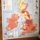Old school map - China / British Isles