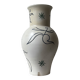 Large white vase decorated with stylised women Cérart Monaco, dlg Matisse 1950