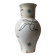Large white vase decorated with stylised women Cérart Monaco, dlg Matisse 1950