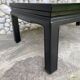 Table basse inclusion agathes design belge 1970