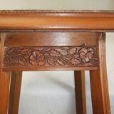 Sellette bois guéridon console 110 cm meuble porte plante statue sculpture