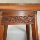 Wooden side table, pedestal console, 110 cm, plant stand, statue, sculpture