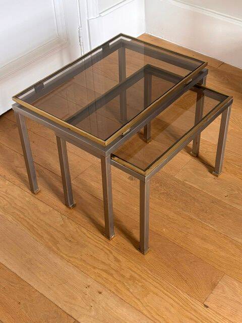 Nest tables by Guy Lefevre for Maison Jansen