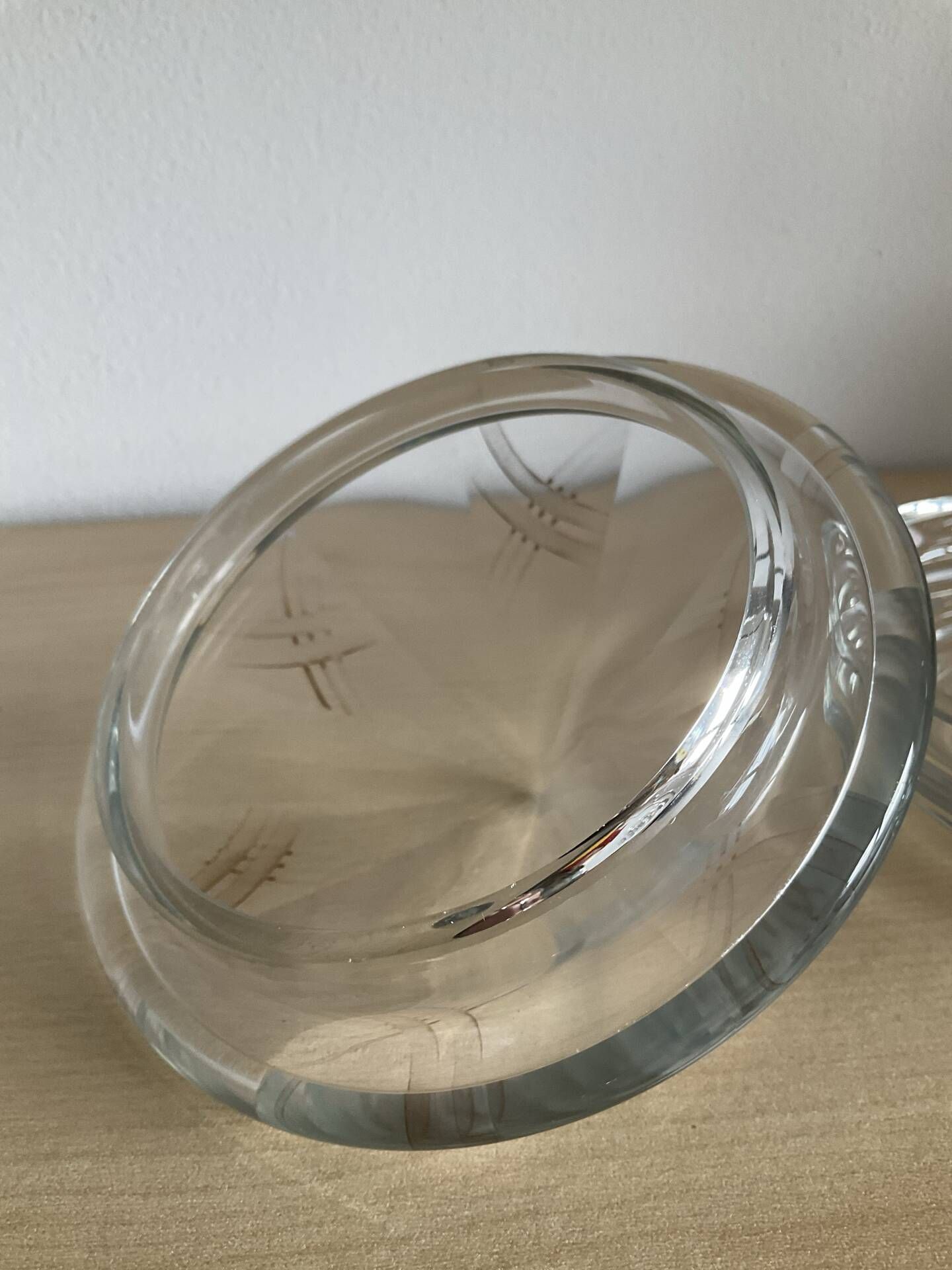 Art Deco glass catchall