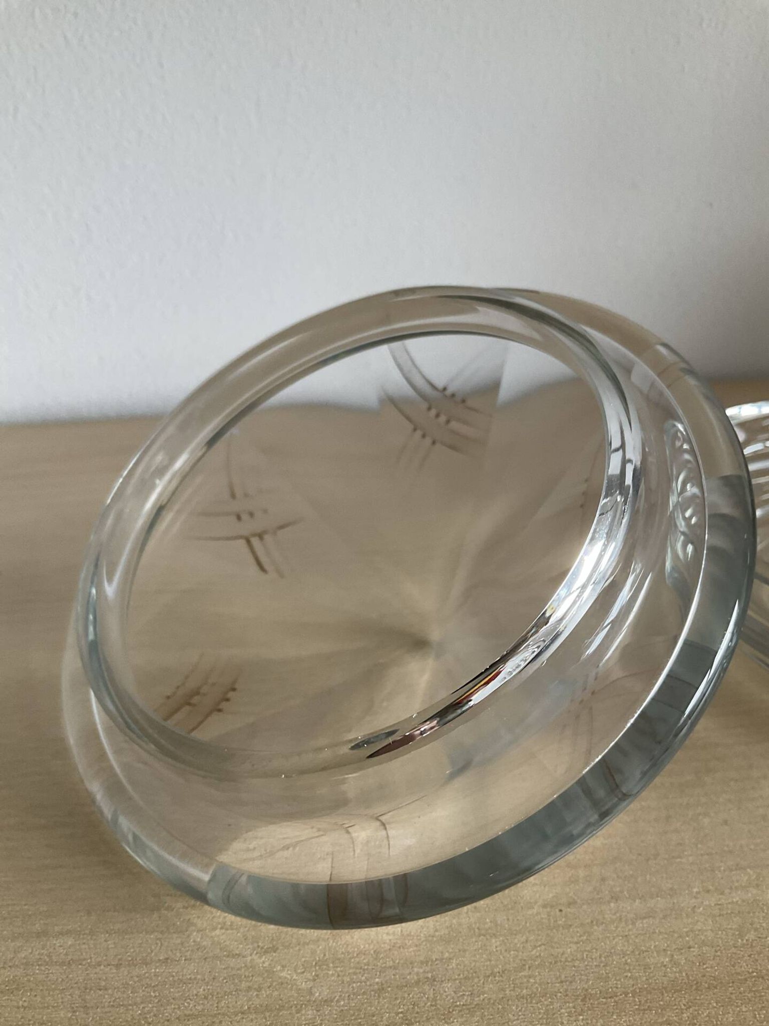 Art Deco glass catchall