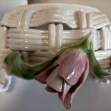 Braided ceramic dish