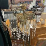 Vintage Italian Cascade 3-Light Chandelier with Tassels
