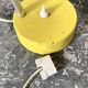 Yellow metal desk lamp, 1950s-1960s